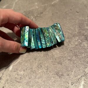 Iridescent Blue Chrome Bracelet